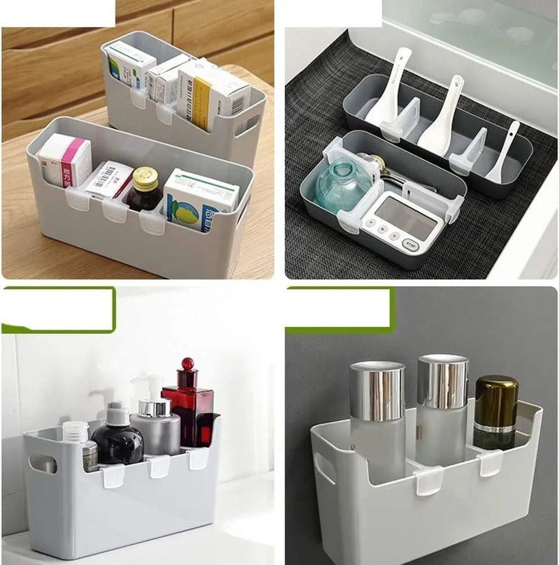Pack of 5 - Multipurposed Refrigerator Storage Partition Plastic Clips - Techmanistan in Pakistan