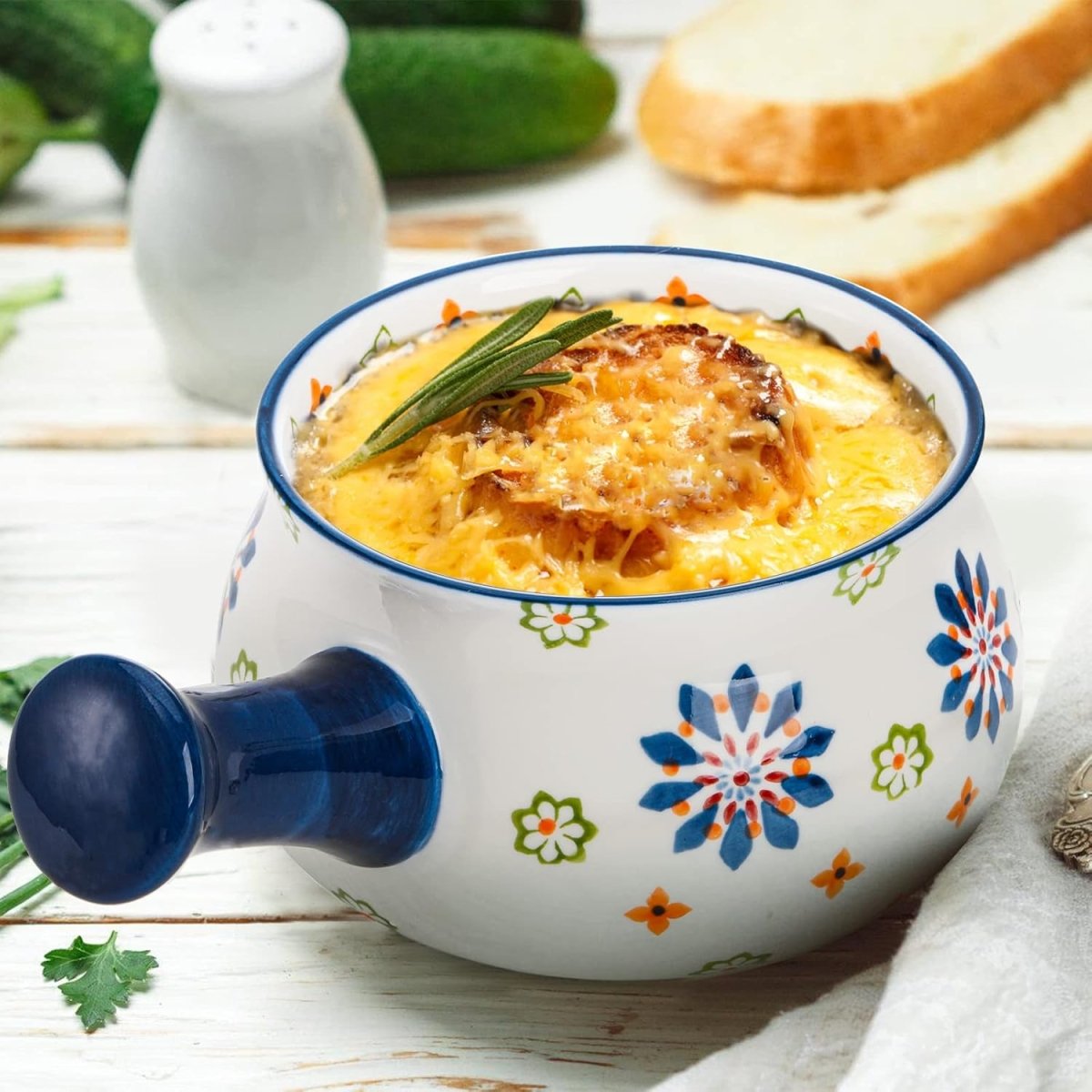 Random Color/Print Korean Bowl With Handle - Techmanistan in Pakistan