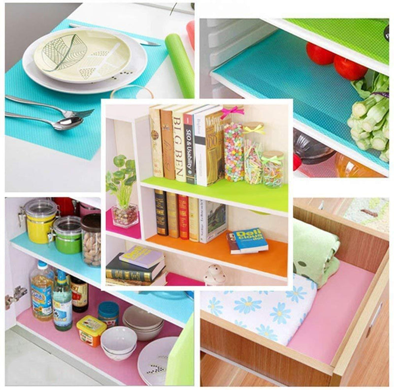 Random Colors - Refrigerator Liners Washable Pads - 17.7 x 11.8 inches - Techmanistan in Pakistan