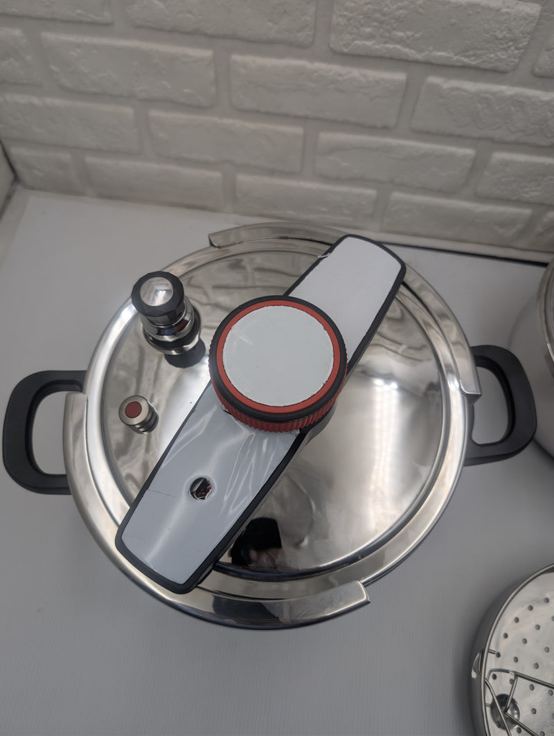Stainless Steel Pressure Cooker Combo | Best Cooker Set in Pakistan
