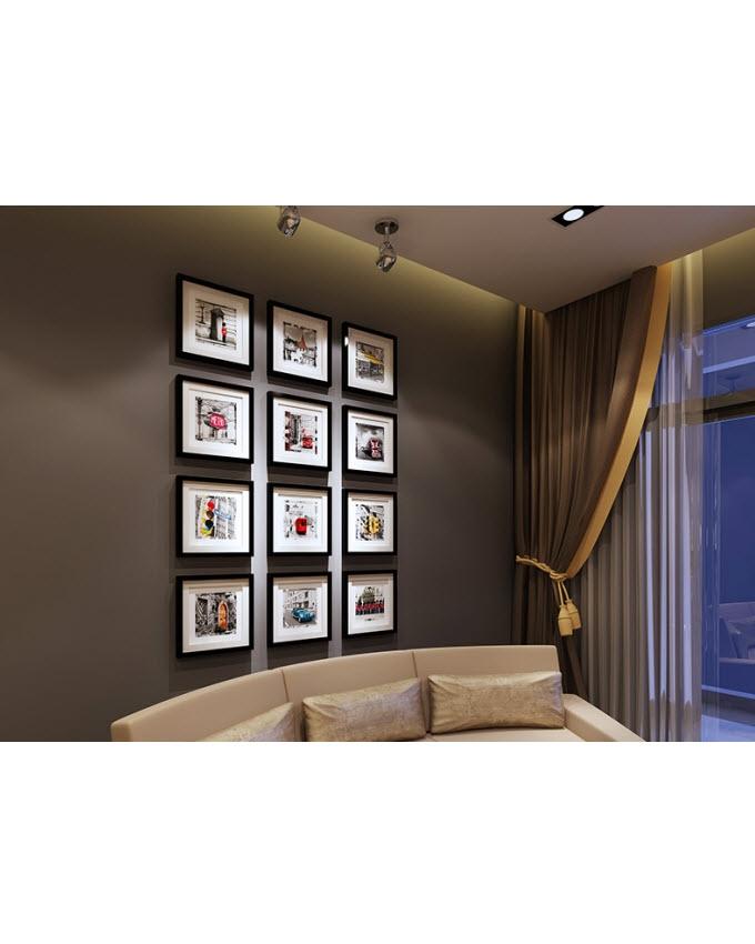 Set of 12 - Photo Frames Collage Wall Hanging Wall Decor Set - Techmanistan in Pakistan