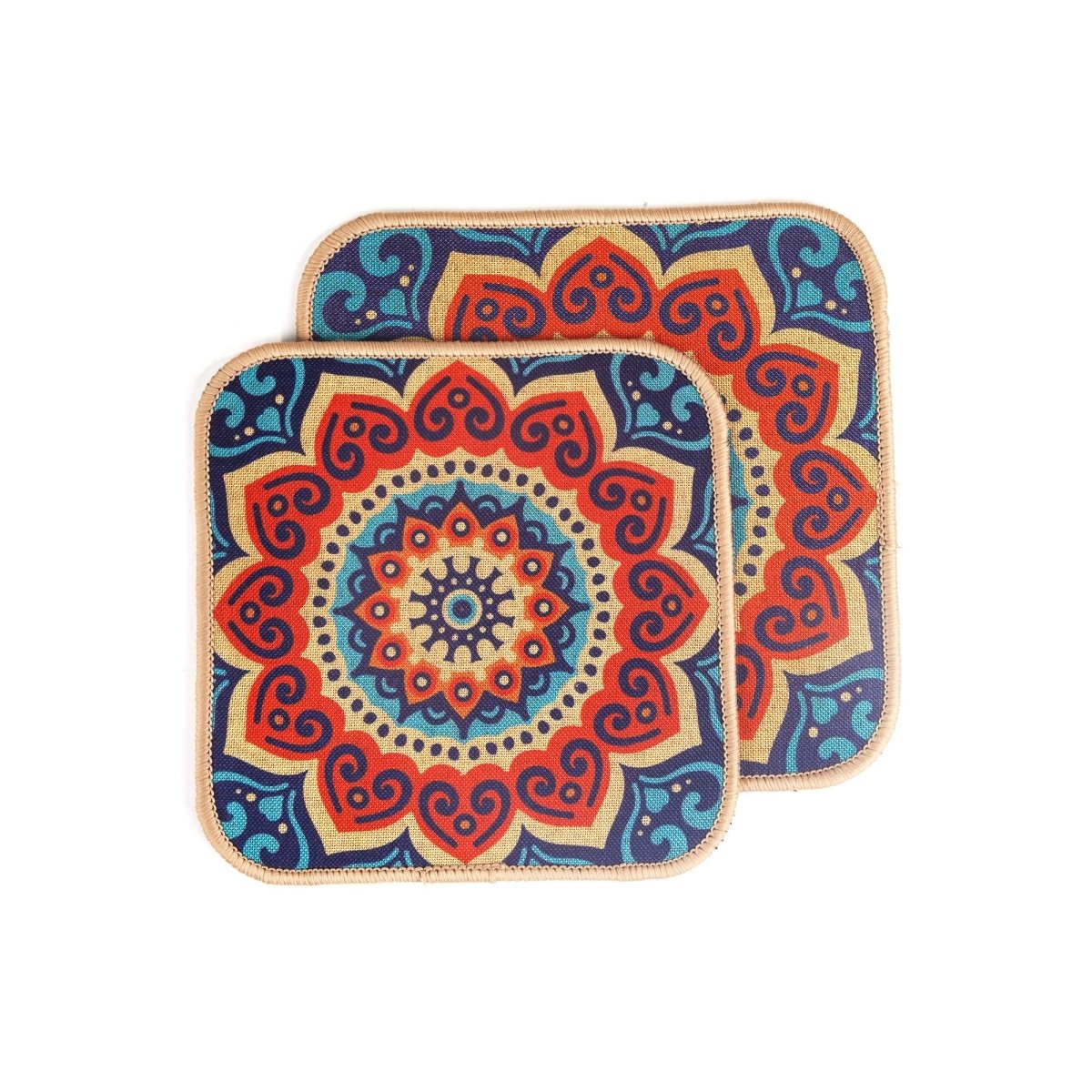 Set of 6 - Random Design Mandala Pattern Placemats - Techmanistan in Pakistan