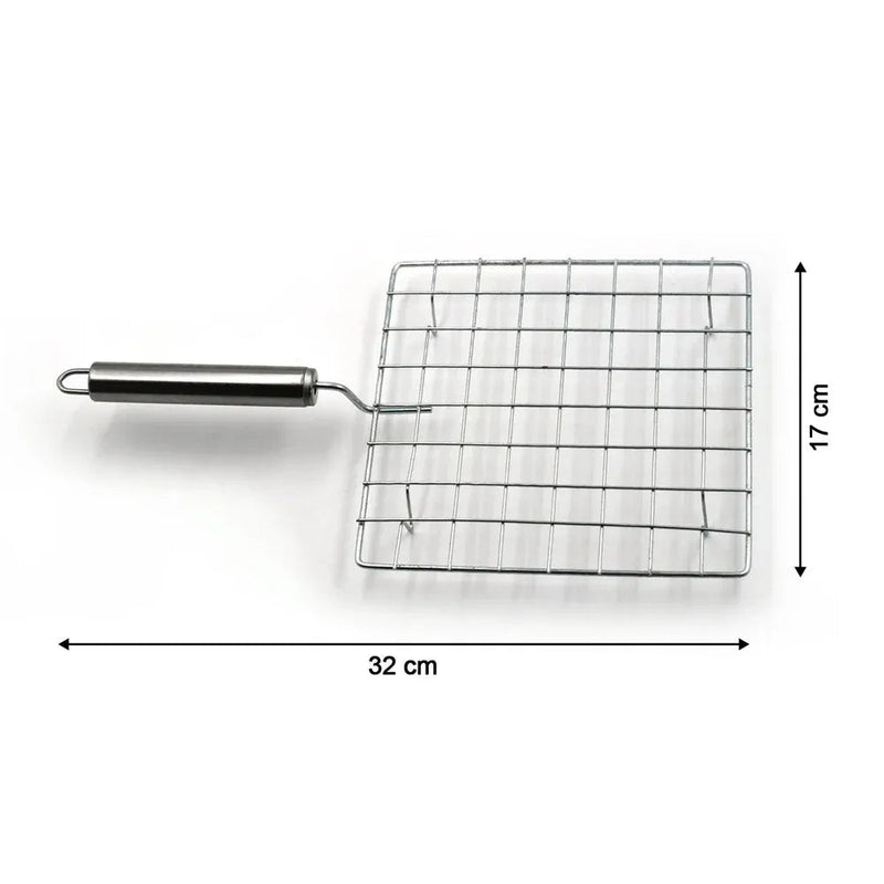 Square Barbecue Grill with Handle - Techmanistan in Pakistan
