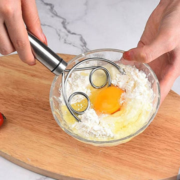 Stainless Steel Dough Flour Whisk - Techmanistan in Pakistan