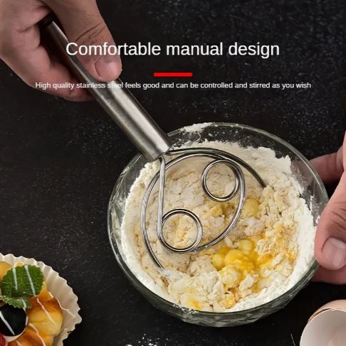 Stainless Steel Dough Flour Whisk - Techmanistan in Pakistan