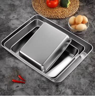 Stainless Steel Toaster Oven Baking Pan - Techmanistan in Pakistan