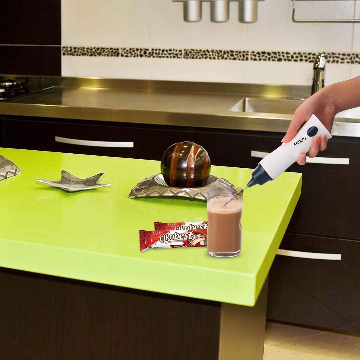 Techmanistan Rechargeable Milk Foamer, Electric Rechargeable Foamer Coffee Beater & Egg Beater, Milk Frother Fryer - Techmanistan in Pakistan