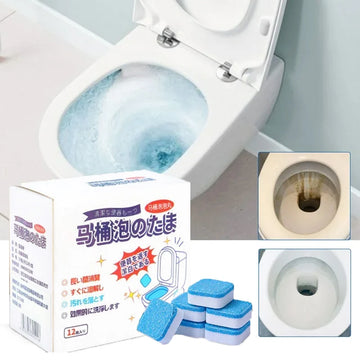 Toilet Cleaner Flush Tablets, 16 Pieces