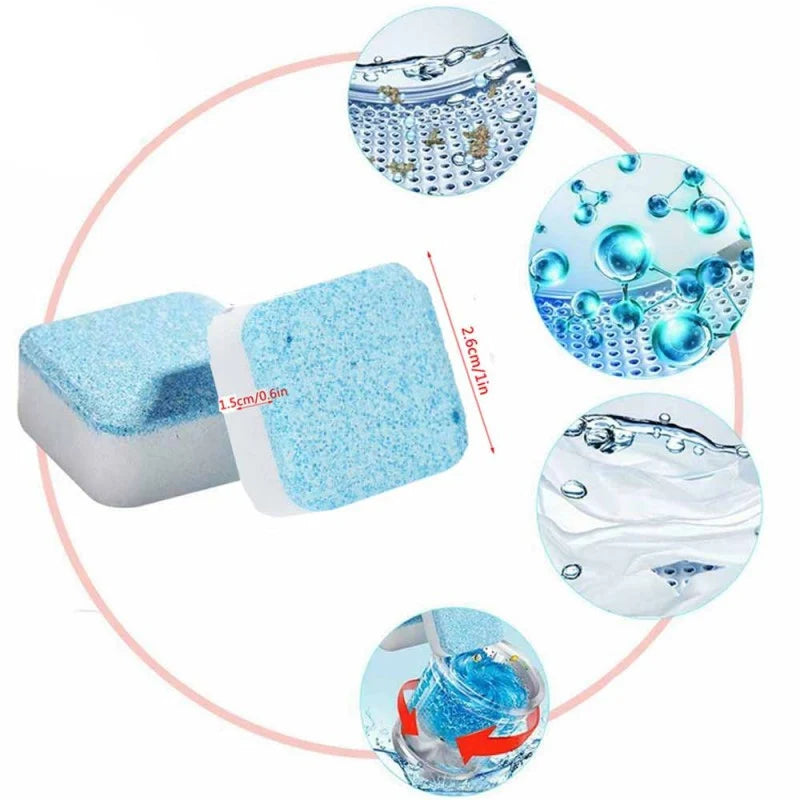 Toilet Cleaner Flush Tablets, 16 Pieces