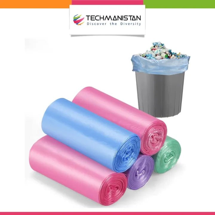 Trash Bags Dispenser Holder + Trash Bags - Techmanistan in Pakistan