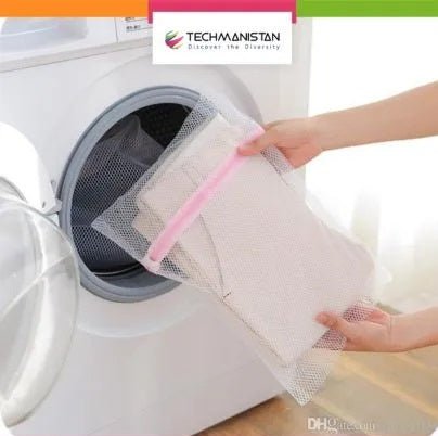 Zippered Mesh Laundry Bags - Techmanistan in Pakistan
