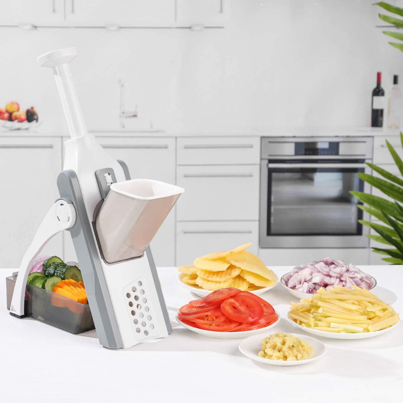 5in1 - Adjustable Mandoliner Safe Slicer--Techmanistan-Techmanistan