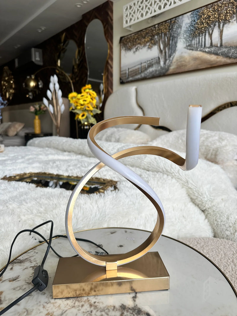 LED Spiral Table Lamp, Multi Mode Table Lamp