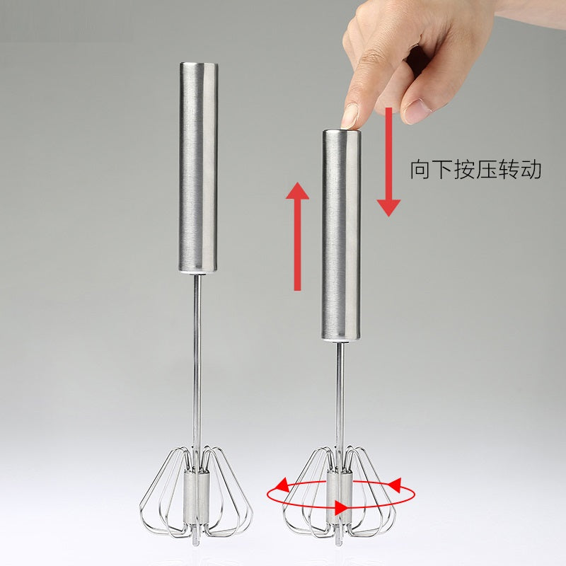 Hand Push Rotary Manual Whisk Egg Whisker, Hand Push Mixer Egg Beater Kitchen Tool For Blending, Whisking, Beating & Stirring My Store