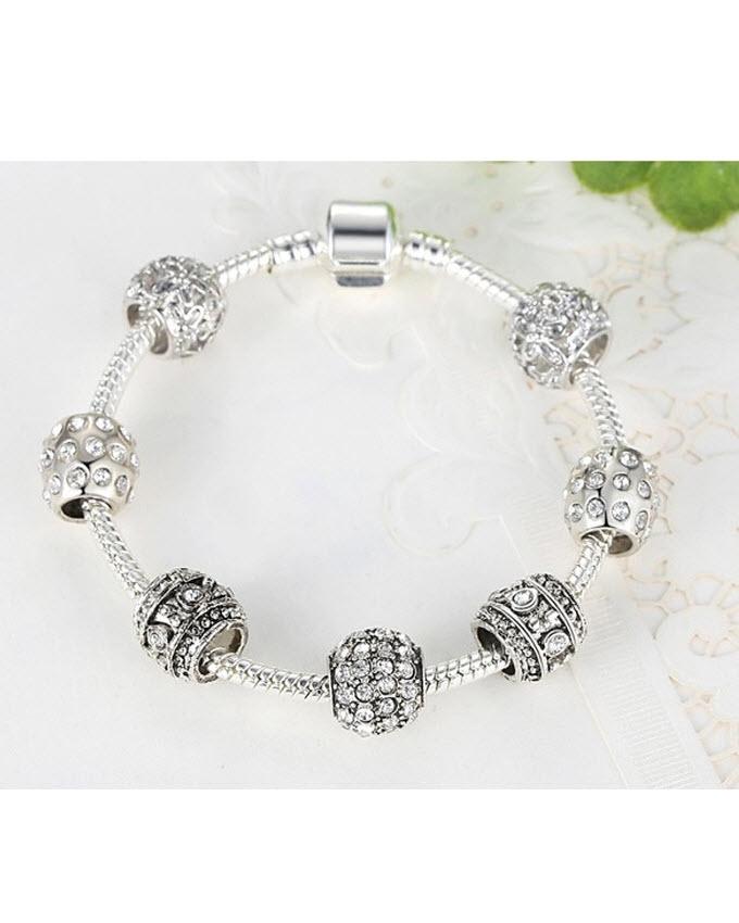 Silver Metal Tibetan Bracelet for Women--Techmanistan-My Store