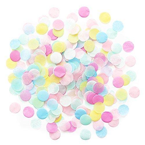 Multicolor Round Tissue Confetti 1 inch My Store