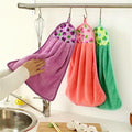 Pack of 3 - Hanging Kitchen Towel, Kitchen Cloth, Kitchen Cleaning Cloth, Kitchen Hand Towels, Kitchen Cleaning Cloth, Hanging Towels, Dishwashing Cloths--Techmanistan-My Store