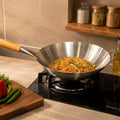 Stainless Steel Wok Pan Stir Fry Pan