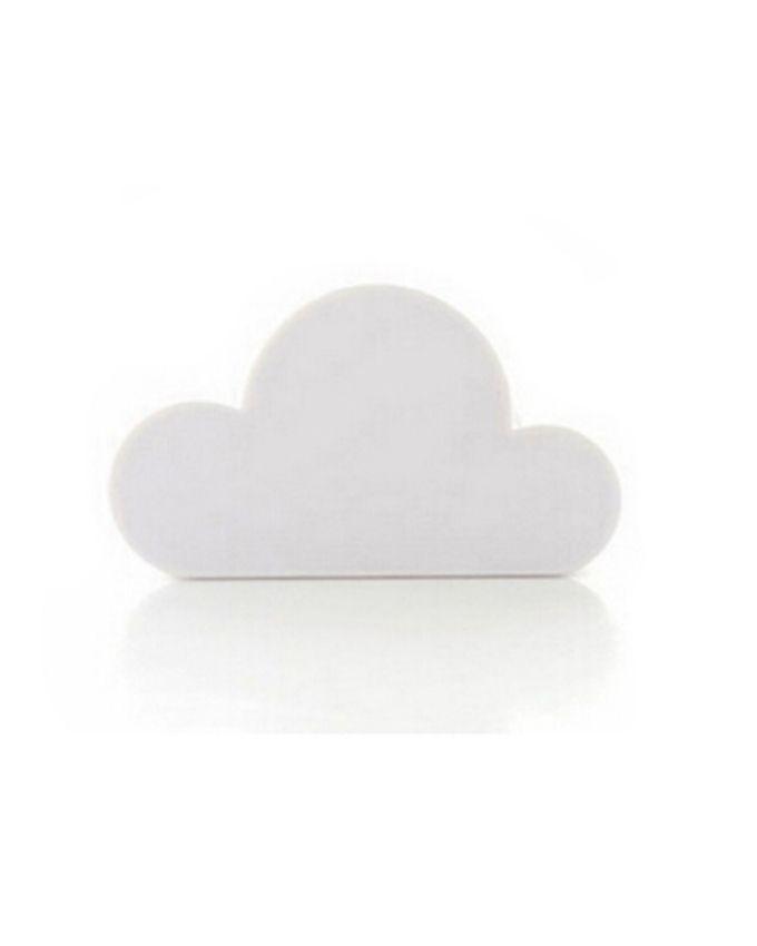 Novelty Cloud Shape Magnetic Key Holder - White