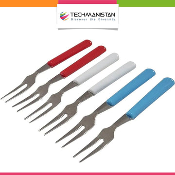 Pack of 6 Mini Fruit Forks Techmanistan