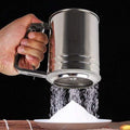 Double Screen Stainless Steel Flour Sifter Cup