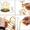 Rotating Bottle Drying Rack Glass Cup Holder Techmanistan