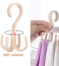 Random Color - 360° Rotating 4 Hooks Hanger, Multipurposed Hanger With 4 Claws My Store