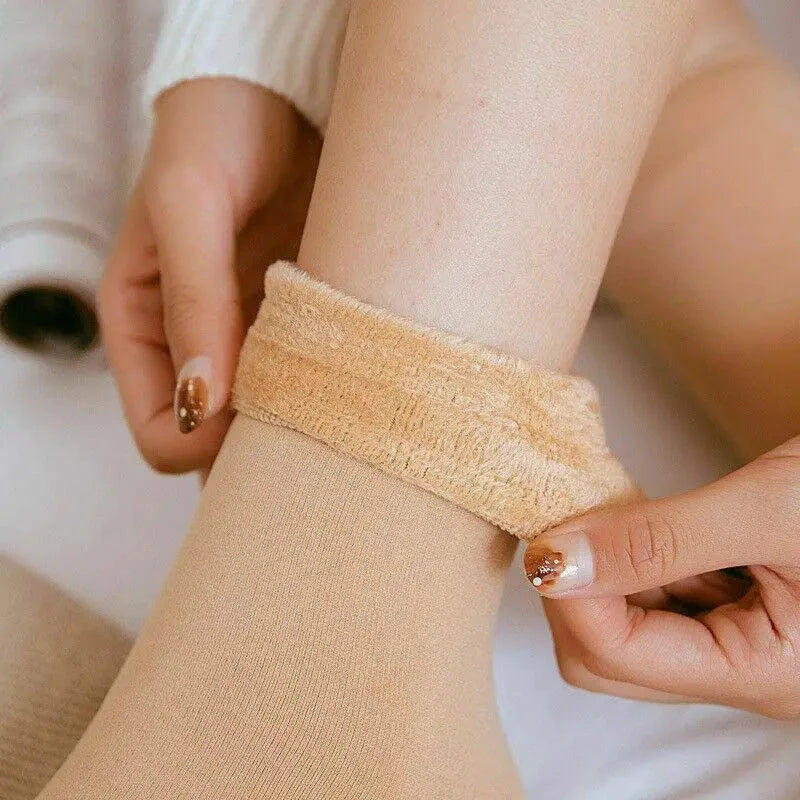 Pack of 3 - Women Wool Fuzzy Thermal Warm Winter Velvet Socks Techmanistan