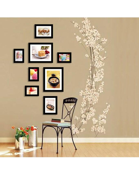 Set of 8 - Picture Frames - Black My Store