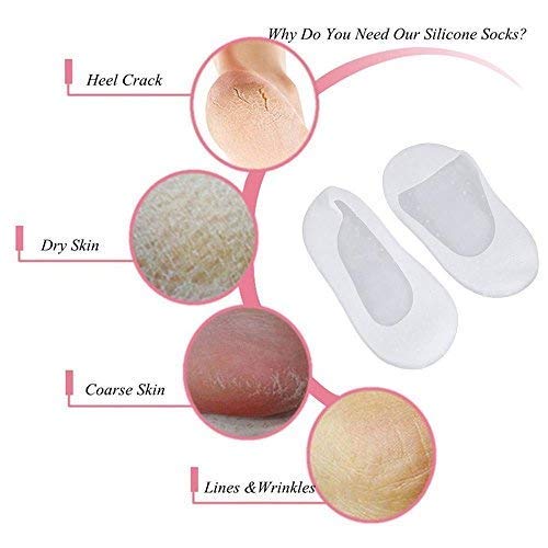 1 Pair Silicone Foot Protector Socks - Techmanistan in Pakistan