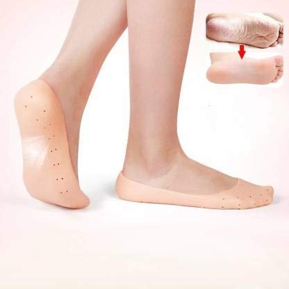 1 Pair Silicone Foot Protector Socks - Techmanistan in Pakistan