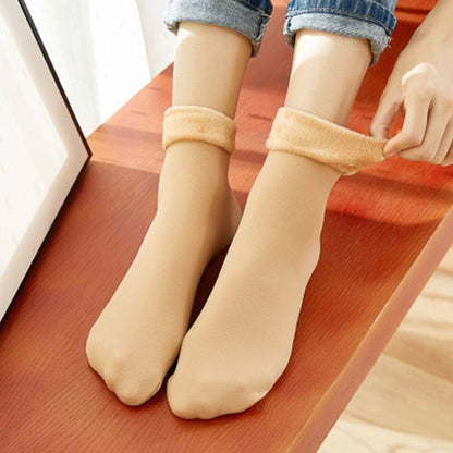 1 Pair Women Wool Fuzzy Velvet Socks - Techmanistan in Pakistan