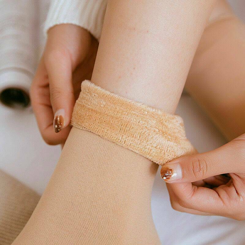 1 Pair Women Wool Fuzzy Velvet Socks - Techmanistan in Pakistan