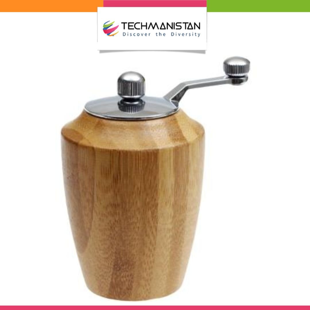 1 Piece Set Solid Wood Salt and Pepper - Techmanistan in Pakistan