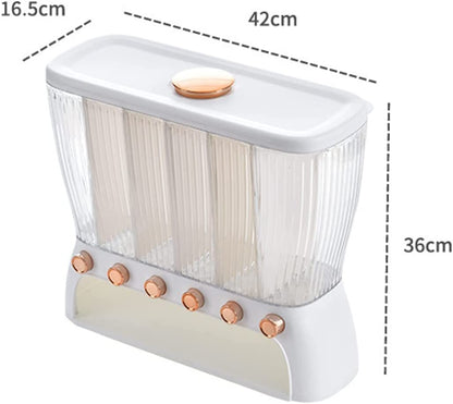 10 Kg Capacity Grain Food Dispenser - Techmanistan in Pakistan