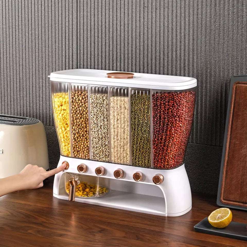 10 Kg Capacity Grain Food Dispenser - Techmanistan