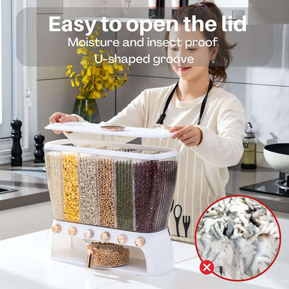 10 Kg Capacity Grain Food Dispenser - Techmanistan in Pakistan