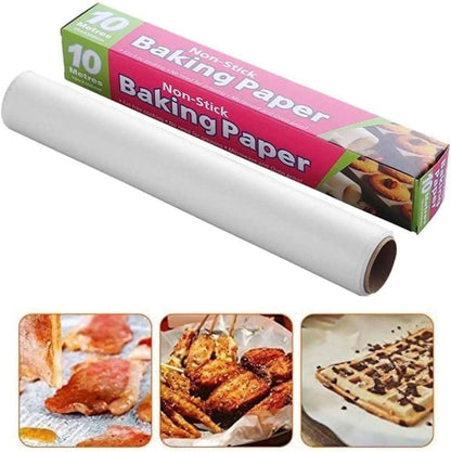 10 Meter Non - Stick Baking Paper Roll – Premium Quality, Easy Cleanup - Techmanistan in Pakistan