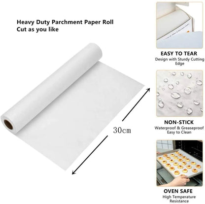 10 Meter Non - Stick Baking Paper Roll – Premium Quality, Easy Cleanup - Techmanistan in Pakistan