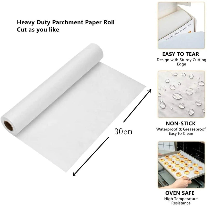 10 Meter Non - Stick Baking Paper Roll – Premium Quality, Easy Cleanup - Techmanistan in Pakistan
