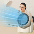 100 Level Portable Bladeless USB Rechargeable Fan - Techmanistan in Pakistan