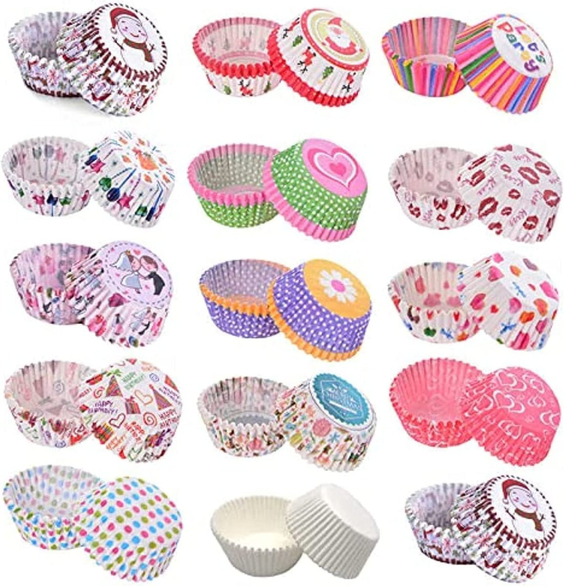 100 Piece's Disposable Cupcake Liners - Techmanistan