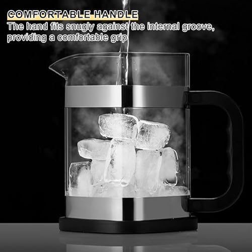 1000 ml Glass French Press Coffee Maker with Filter - Techmanistan in Pakistan