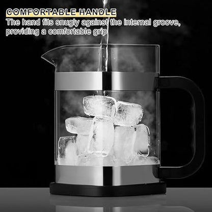 1000 ml Glass French Press Coffee Maker with Filter - Techmanistan in Pakistan