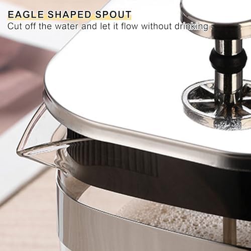 1000 ml Glass French Press Coffee Maker with Filter - Techmanistan in Pakistan