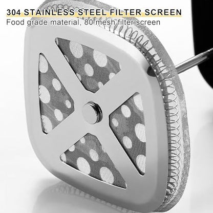 1000 ml Glass French Press Coffee Maker with Filter - Techmanistan in Pakistan