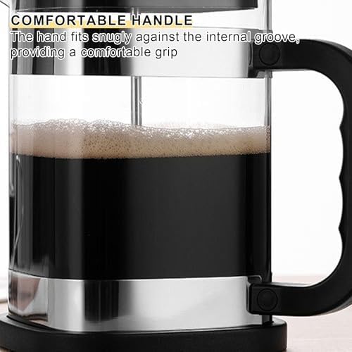 1000 ml Glass French Press Coffee Maker with Filter - Techmanistan in Pakistan