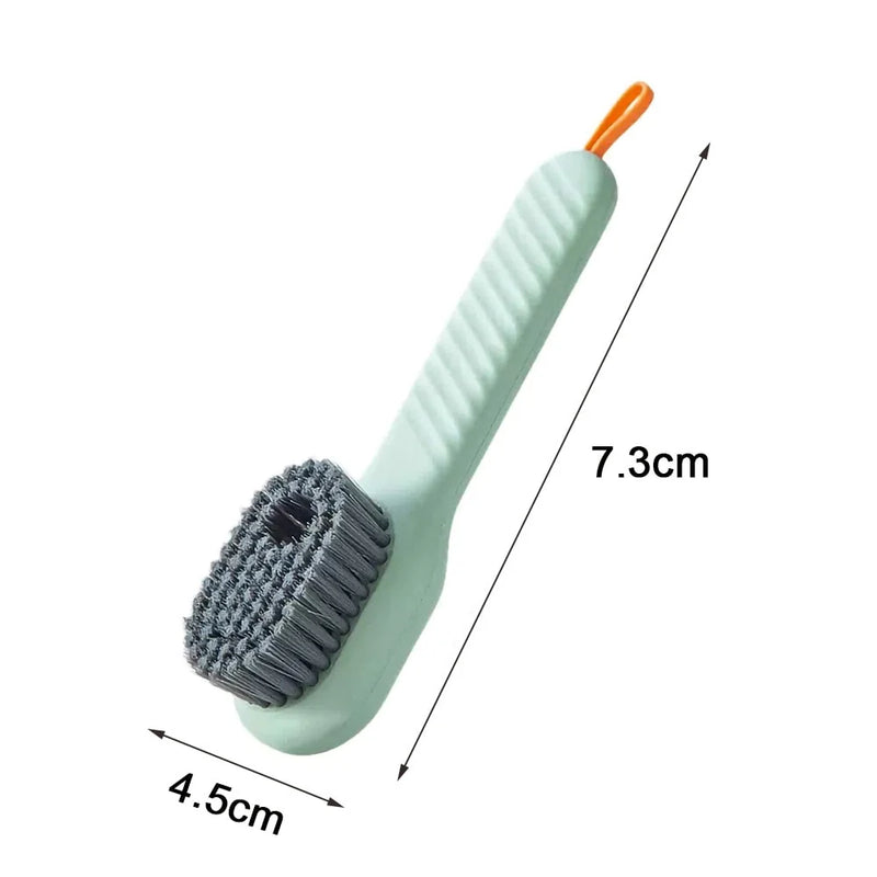 Random Color - Multifunctional Shoe Brush With Soap Dispenser