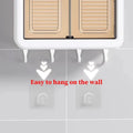 Wall Mounted Storage Cabinet - 3 Layer Punch Free Organizer Rack