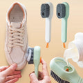Random Color - Multifunctional Shoe Brush With Soap Dispenser